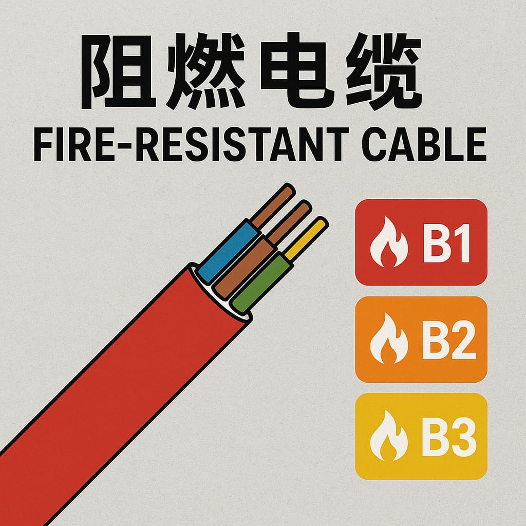 什么是阻燃电缆？B1、B2、B3级的区别你相识吗？