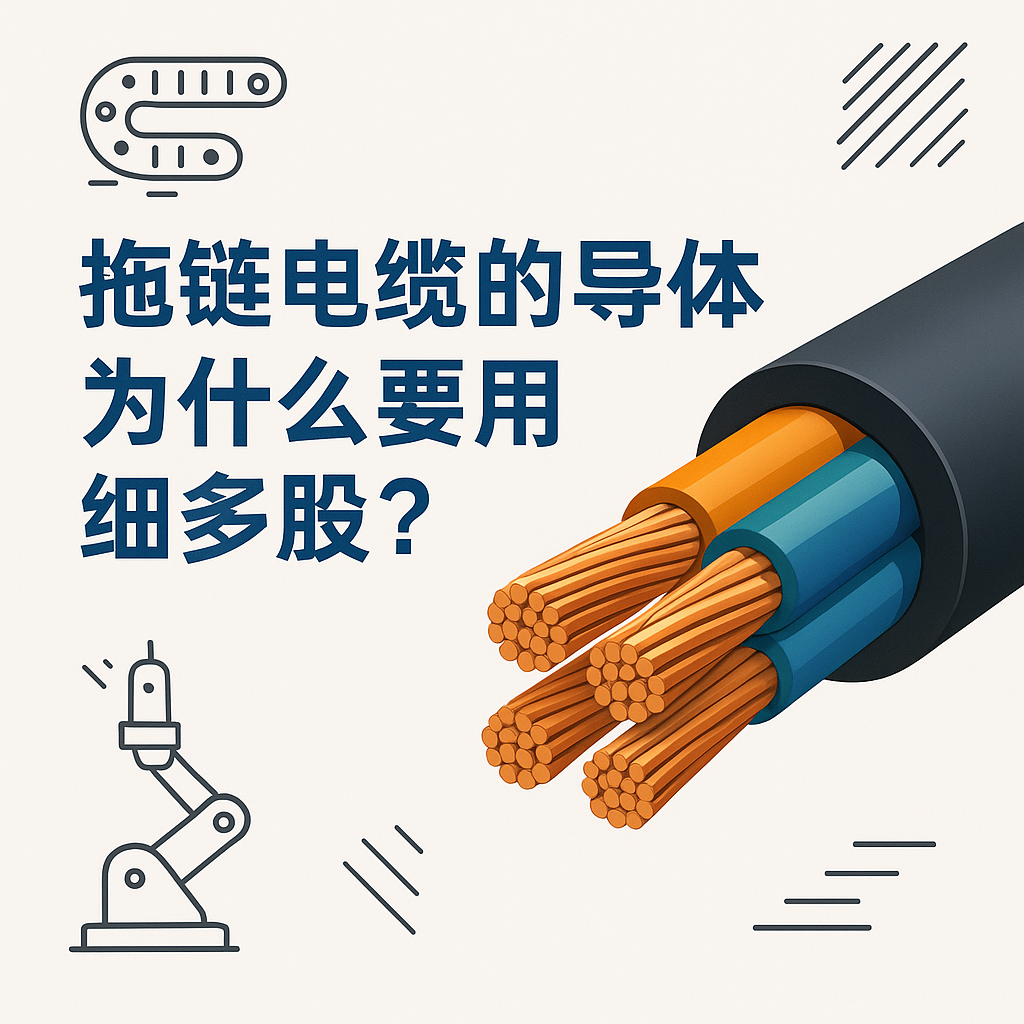 拖链电缆的导体为什么要用细多股？