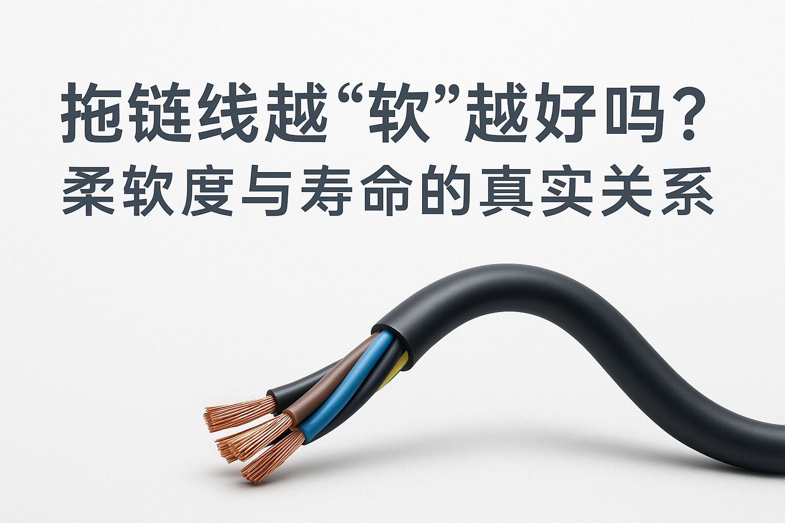 拖链线越“软”越好吗？柔软杜纂寿命的真实关系